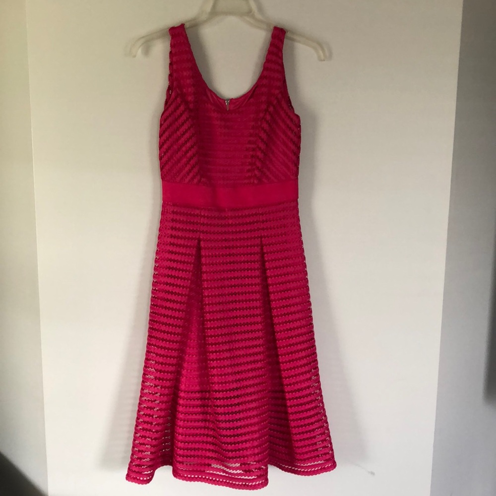 Fuschia a-line dress
